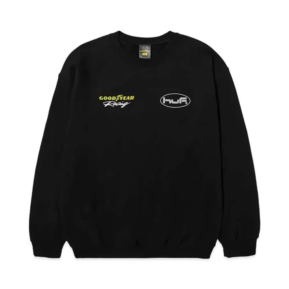 HUF Goodyear F1 Crewneck "Black"
