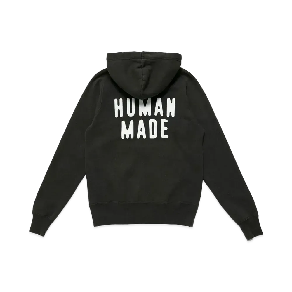 HUMAN MADE ZIP HOODIE "Black"
