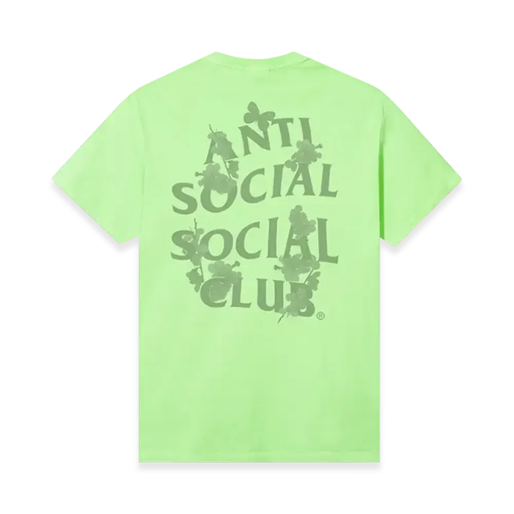 ANTI SOCIAL SOCIAL CLUB I FEEL NUMB Tonal Kkotch Tee "Neon Green"