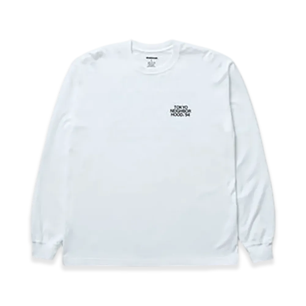 NEIGHBORHOOD NH 252 Spot . Tee LS-5 "White"