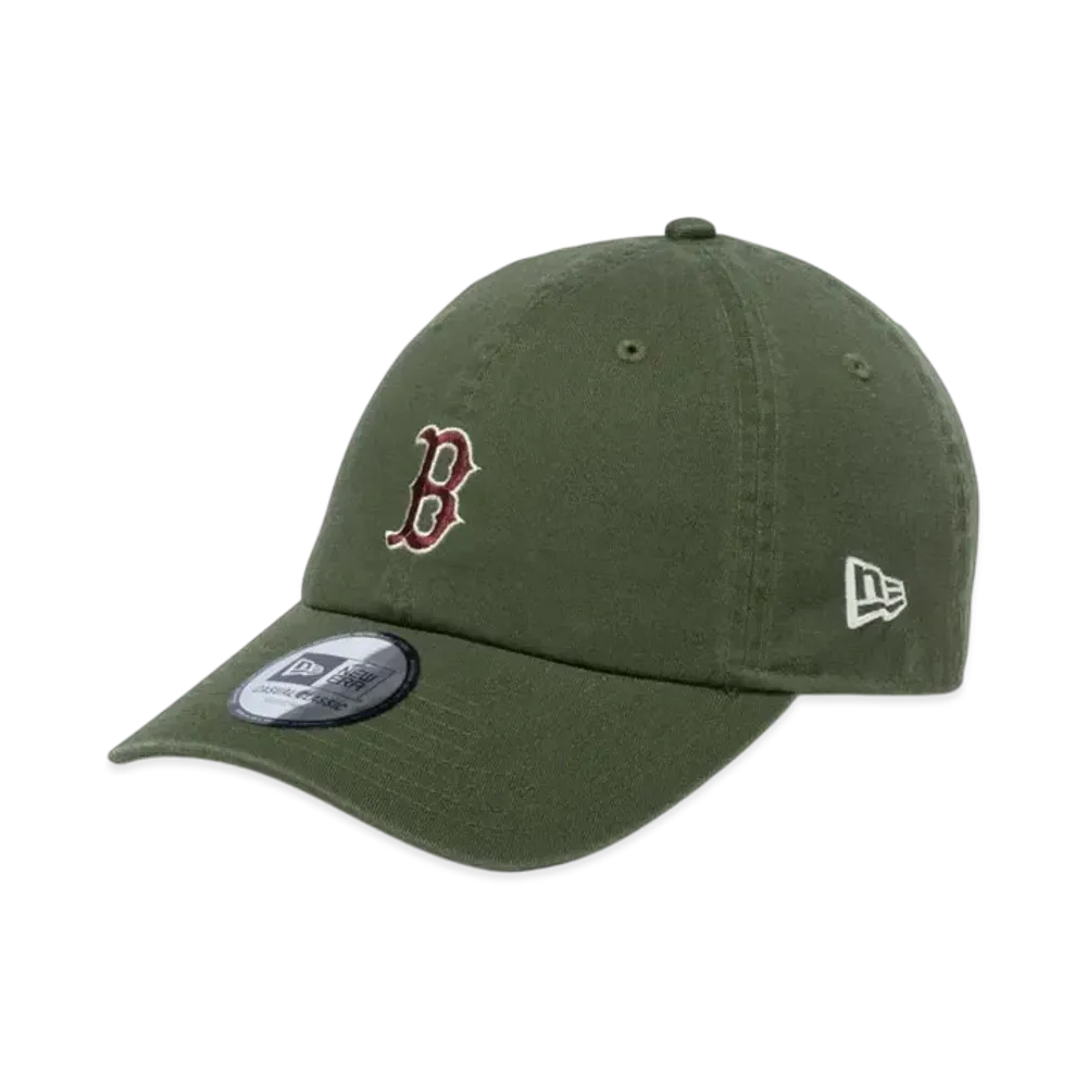 NEW ERA MLB Casual Classic Boston Red Sox Mid Logo "Olive"