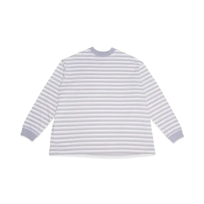 ALOUND Border Oversize Longsleeve Tee "Grey/White"