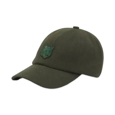 Maison Kitsune Bold Fox Head 6P Cap "Ranger Green"
