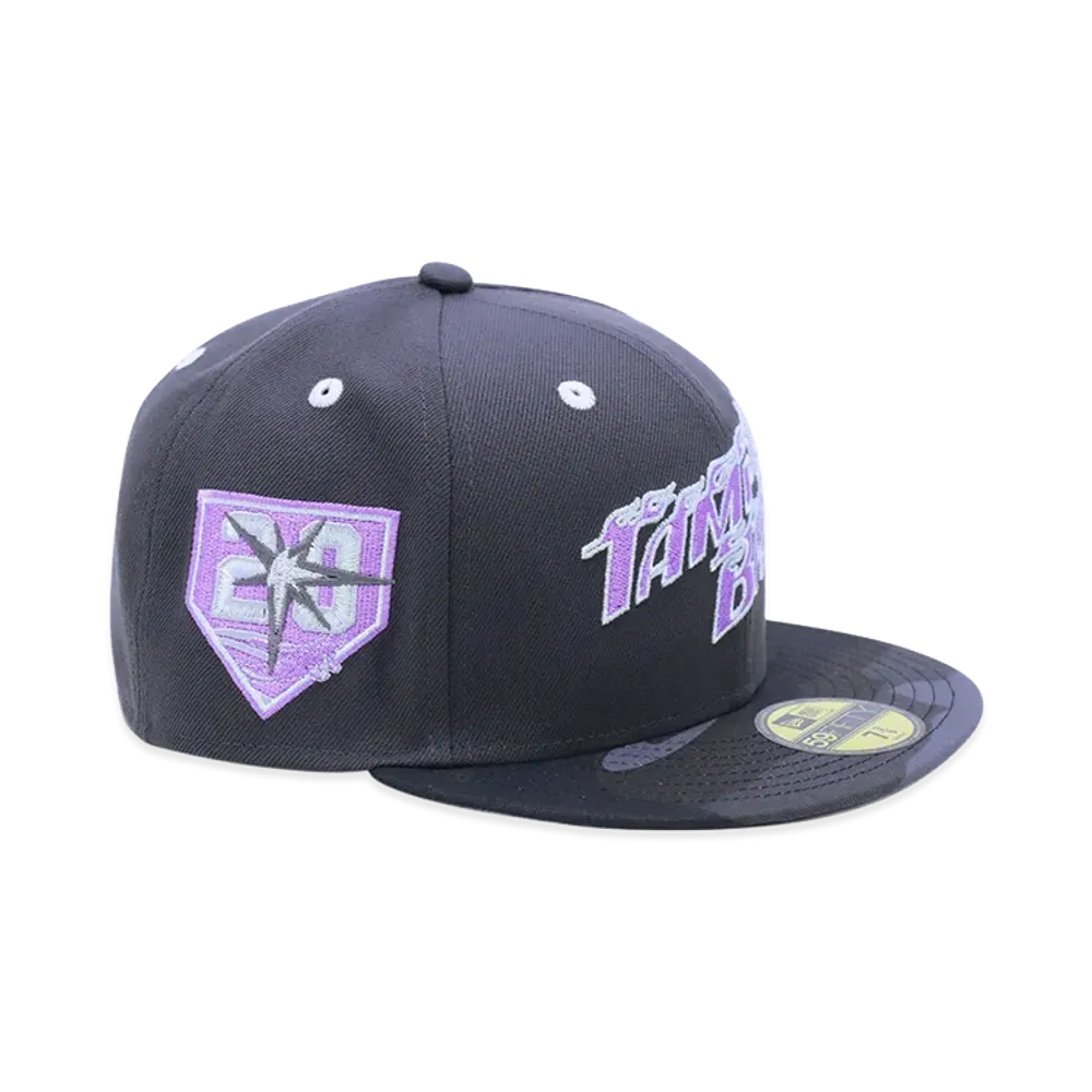 NEW ERA x THE CAP 59Fifty Midnight Camo Tampa Bay Rays "Graphite/Camo"