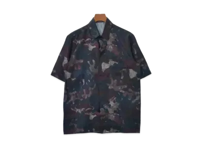 Dior x Peter Doig Men's Camouflage Jacquard Shirt "Multicolor"