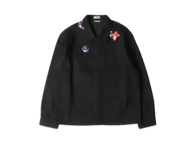Dior x KENNY SCHARF Oblique Cotton Oversize Shirt with Patches "Black"