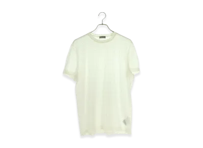 Dior HOMME See-through Logo Short Sleeve T-Shirt "White"