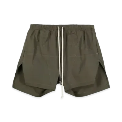 RICK OWENS Penta Deck Shorts "Olive"