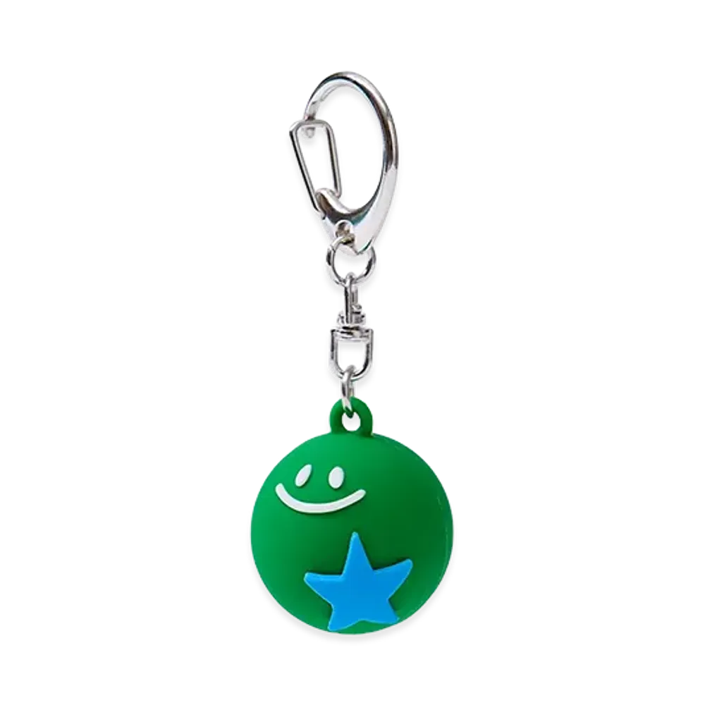FamilyMart Convenience Wear x NIGO 3D Rubber Keychain Sun and Star "Green"