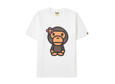 A BATHING APE Big Baby Lisa Tee "White"
