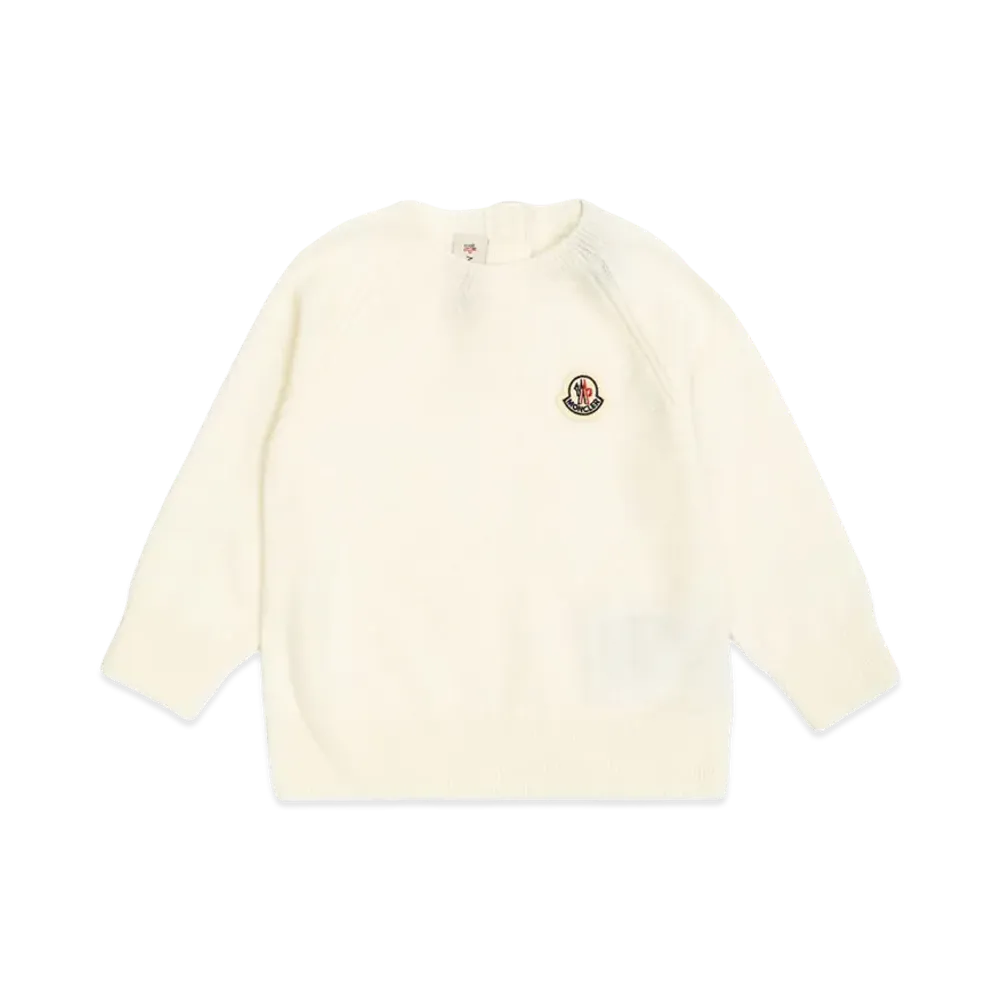 MONCLER Kids Crew Neck Sweater "White"