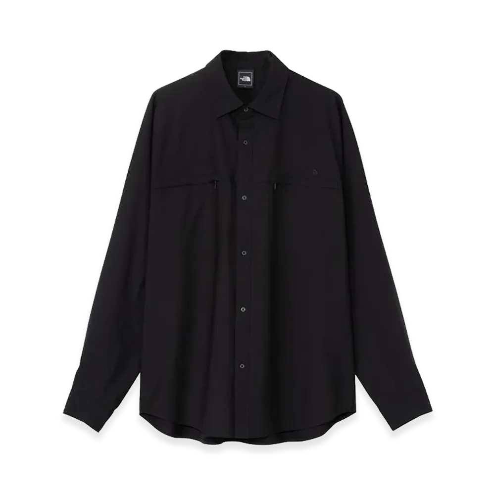 The North Face Woolscape Long Sleeve Shirt "Black"