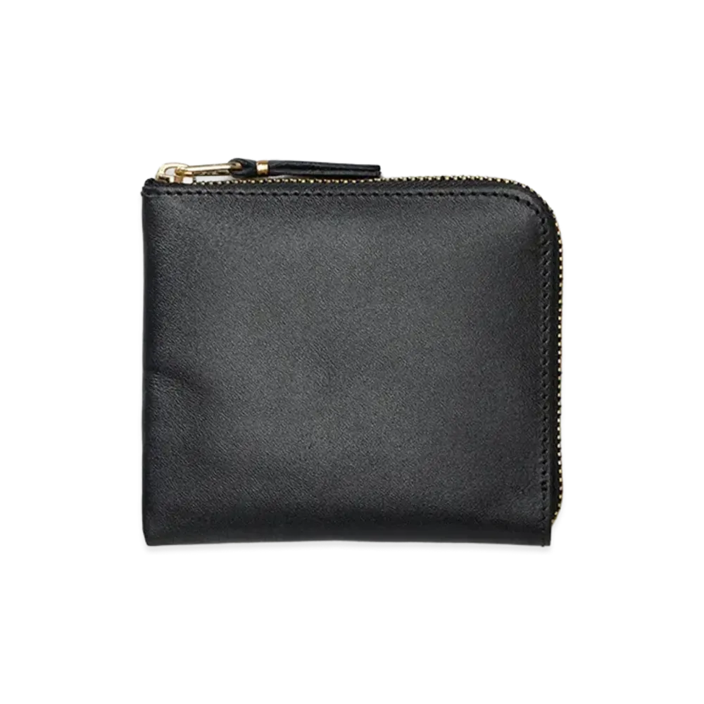 COMME des GARCONS CDG  Coin Case L Shaped Non Zipper "Black"
