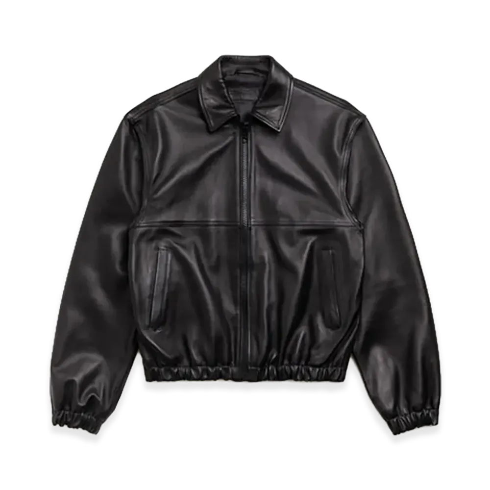 Stussy Leather Work Jacket "Black"