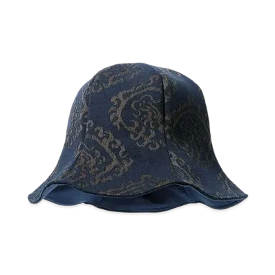 NEEDLES x Sasquatchfabrix. Tulip Hat Curled Up Dragon "Navy"
