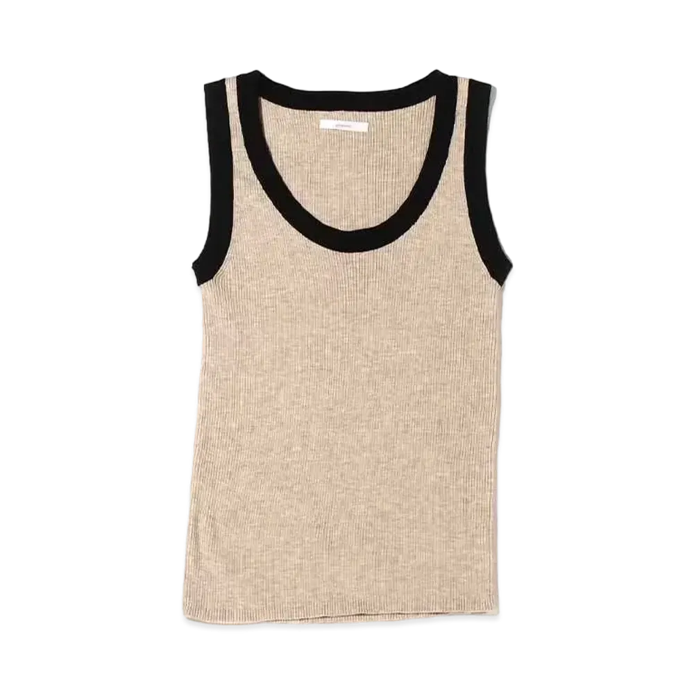 atmos pink Bicolor Tank Top "Beige"