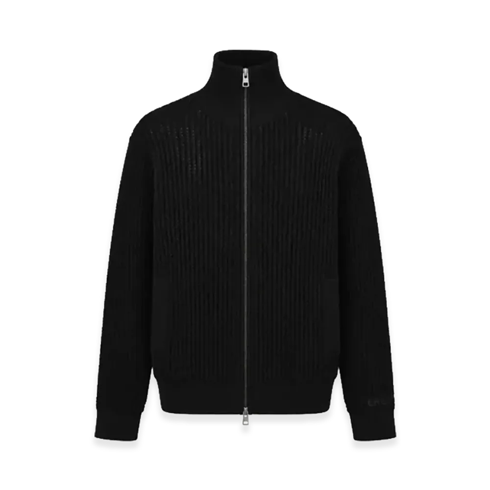 BREATH Drivers Knit Zip Jacket "Black"