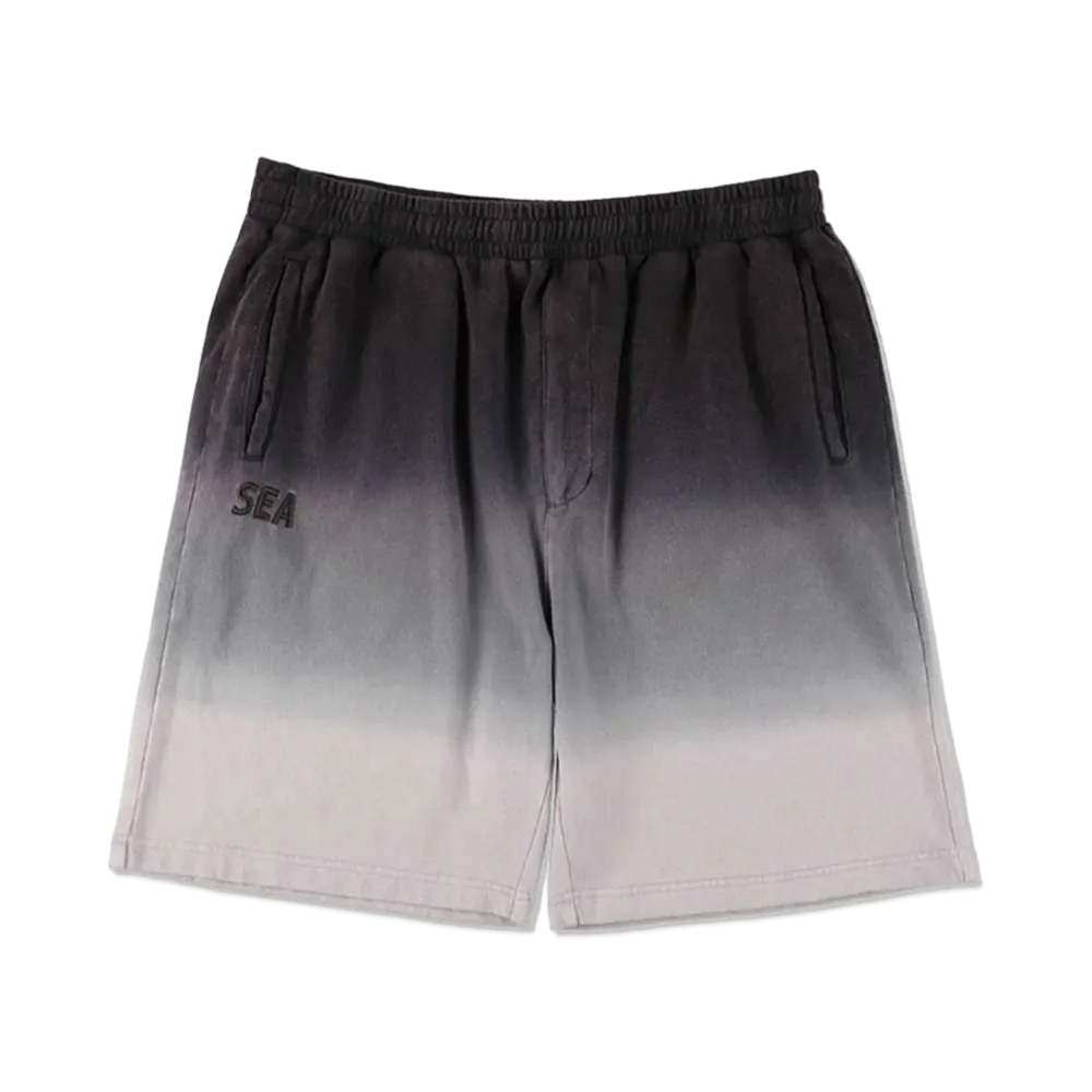 WIND AND SEA Step_Dye Sweat Short "Black"