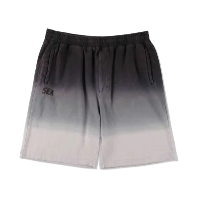 WIND AND SEA Step_Dye Sweat Short "Black"