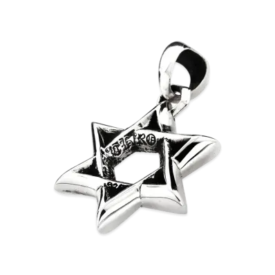 Chrome Hearts Small Star of David Pendant "Silver"