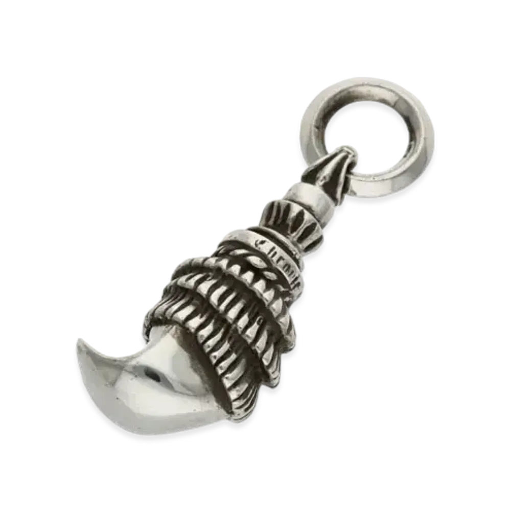 Chrome HeartsCrow Pendant Necklace Top "Silver"