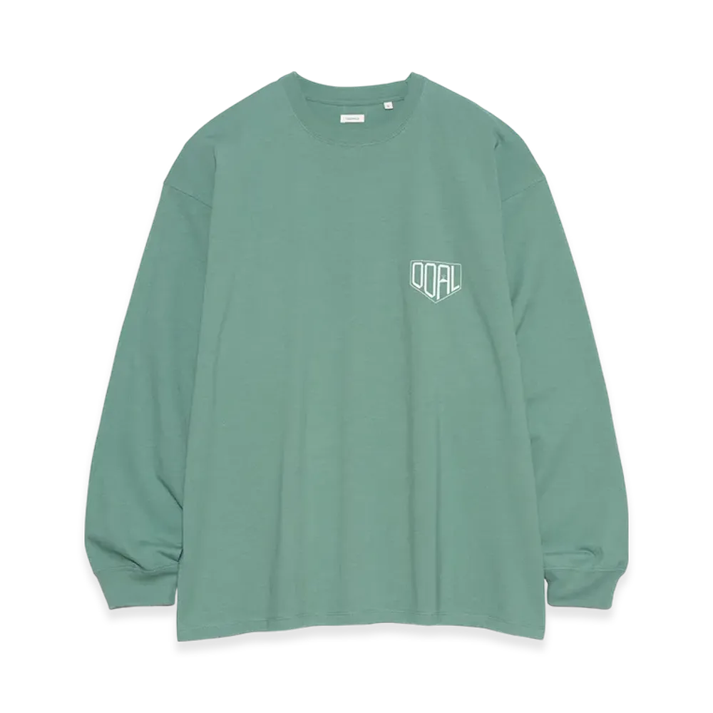 nanamica OOAL L/S Graphic Tee "CoralGreen"