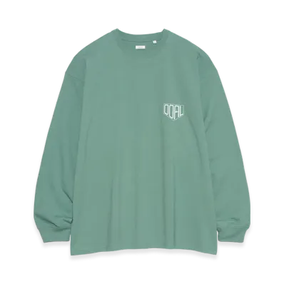 nanamica OOAL L/S Graphic Tee "CoralGreen"