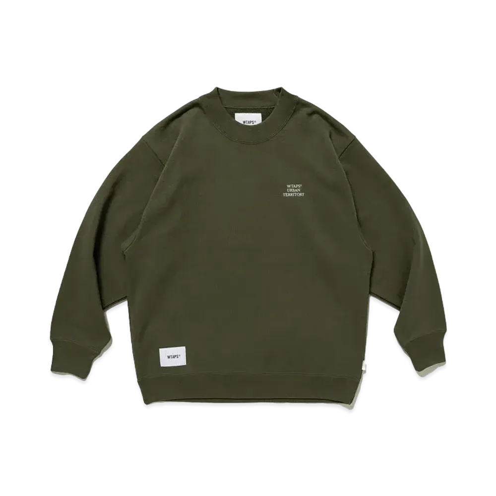 WTAPS AII 04 / Sweater / Cotton. Wut "Olive Drab"