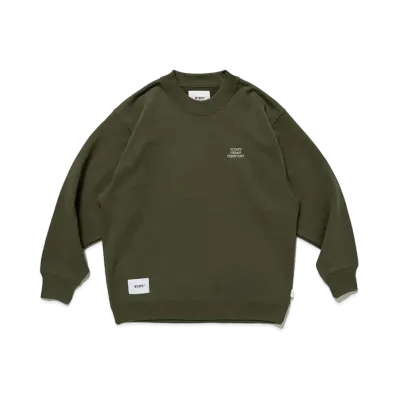 WTAPS AII 04 / Sweater / Cotton. Wut "Olive Drab"