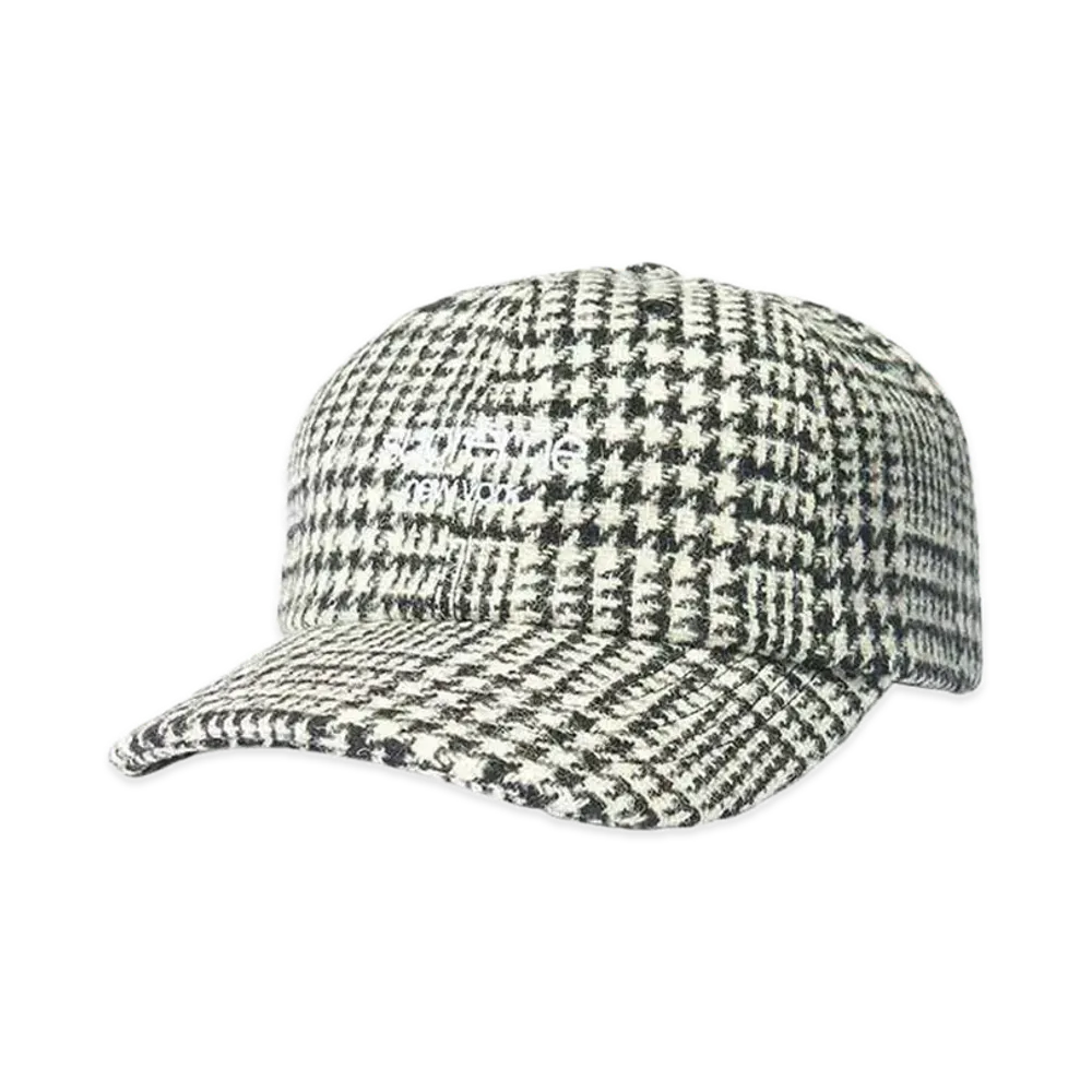 Supreme Harris Tweed Classic Logo 6-Panel "Black Multi"