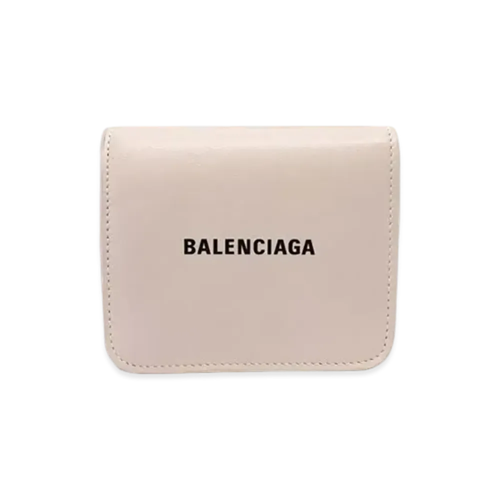 BALENCIAGA Cash Flap Coin And Card Holder "Pink"