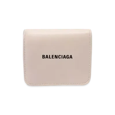 BALENCIAGA Cash Flap Coin And Card Holder "Pink"