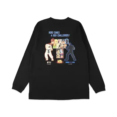 WIND AND SEA x SF II Player Select L/S Tee "Charcoal"