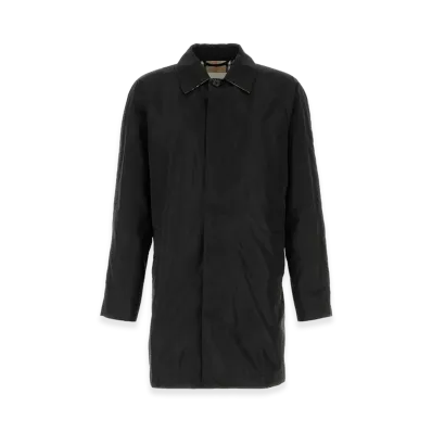 Burberry Nylon Ridgewood Trench Coat "Black"