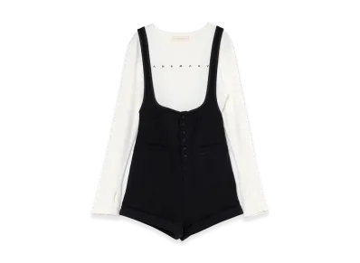 ANDMARY Women's Baby Rompers Set Up "Black"