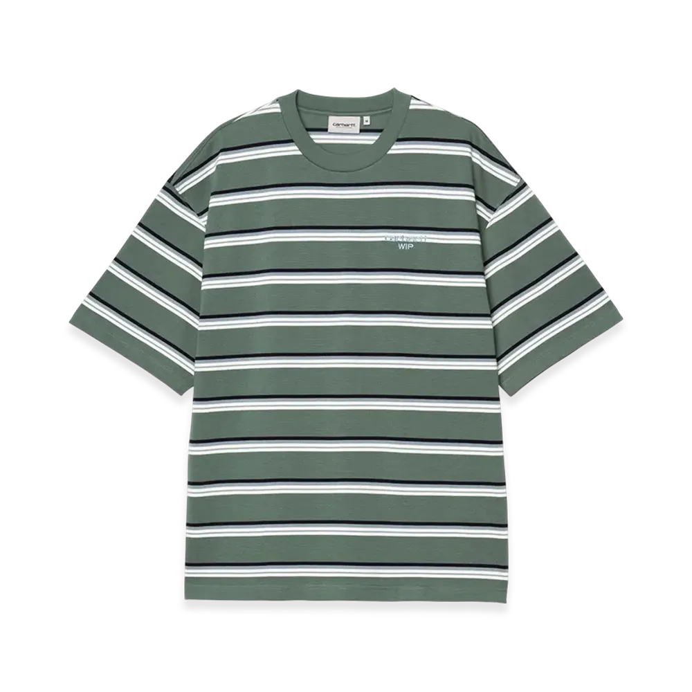 Carhartt WIP S/S Holm T-Shirt Holm Stripe "Silver Pine"