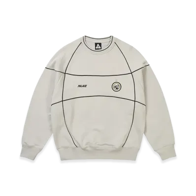 PALACE Pro Team Piped Crew "Concrete Grey"
