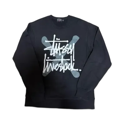 Stussy x Livestock Crewneck "Black"