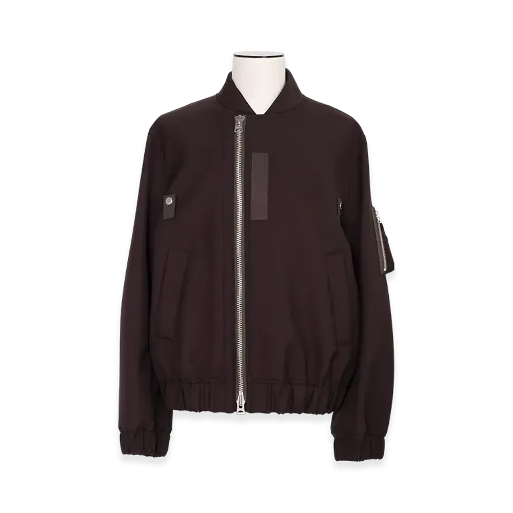sacai Suiting Blouson "Brown"