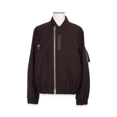 sacai Suiting Blouson "Brown"