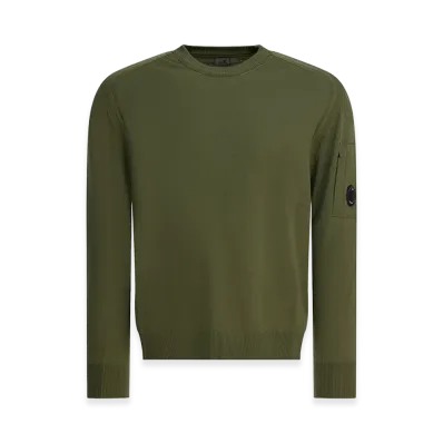 C.P. Company Wool Crewneck Sweater "Green"