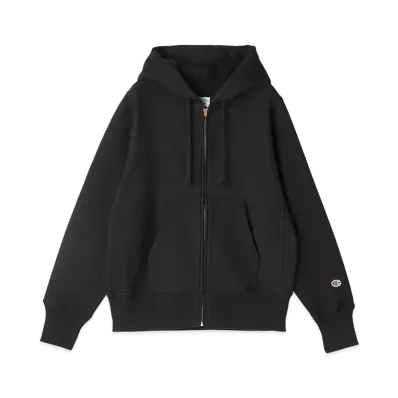 Champion Reverse Weave Zip Hooded Sweatshirt "Black"
