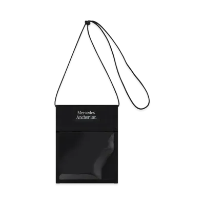 Mercedes Anchor inc. Nylon Neck Pouch "Black"