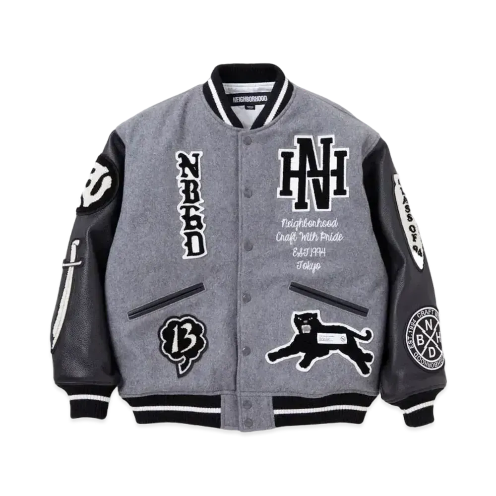 NEIGHBORHOOD Stadium Jacket "Gray"
