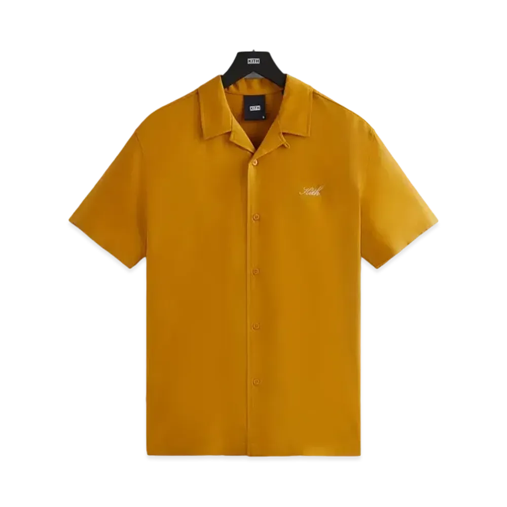 Kith Silk Cotton Thompson Camp Collar Shirt "Flash"