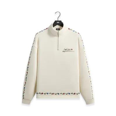 Kith Floral Queensbridge Quarter Zip "Silk"