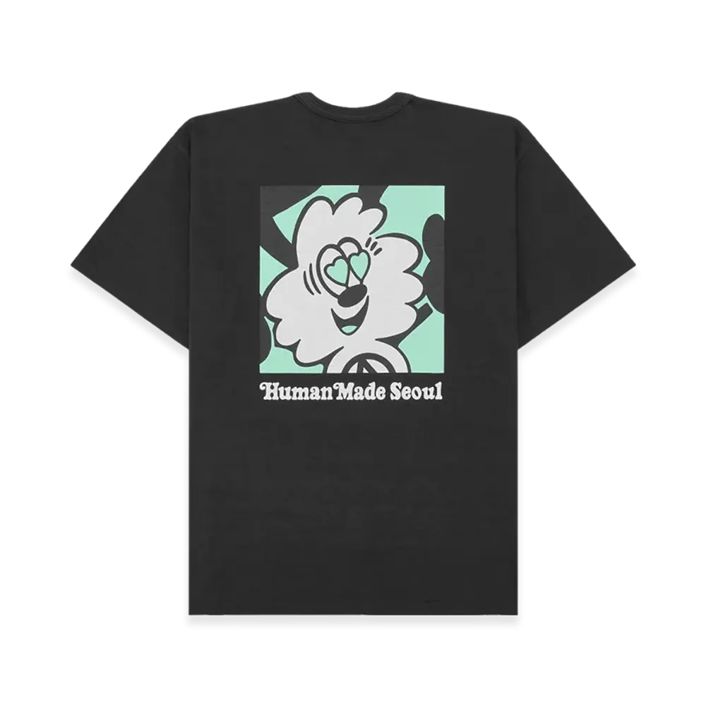 HUMAN MADE x Verdy Graphic T-Shirt Seoul Store Exclusive "Black"