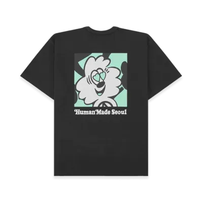 HUMAN MADE x Verdy Graphic T-Shirt Seoul Store Exclusive "Black"