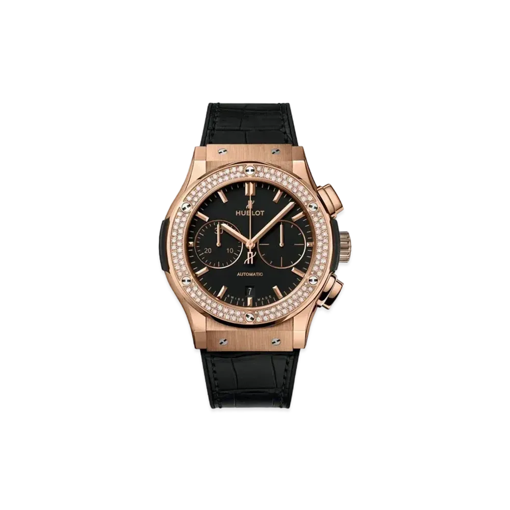 HUBLOT Classic Fusion Chronograph King Gold Diamonds 42mm