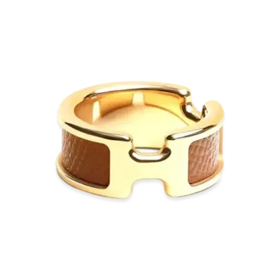 Hermes Olympe Ring Small Model "Gold/Gold"